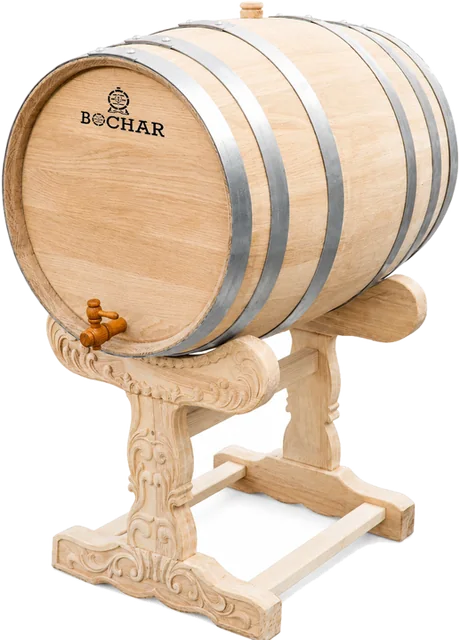 Thùng gỗ sồi Bochar 300 lít để mộc, không phủ sơn